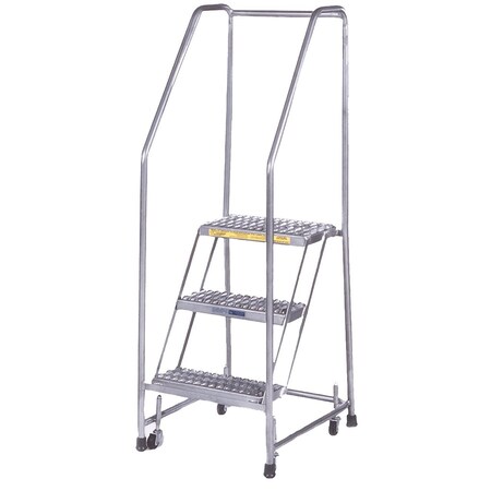 Rolling Ladder, Aluminum, 66-1/2 in.H MPN:A7SH30