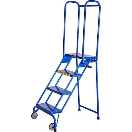 Tilt and Roll Ladder, 24inWx68inH, 4 Steps MPN:ALS42410