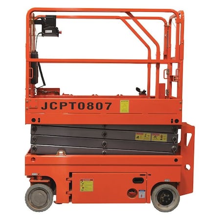 Scissor Lift, Yes Drive, 500 lb Load Capacity, 7 ft 2 in Max. Work Height MPN:DMSL-19