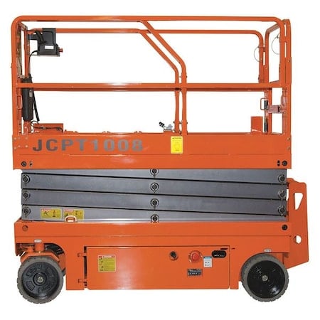 Scissor Lift, Yes Drive, 500 lb Load Capacity, 7 ft 8 in Max. Work Height MPN:DMSL-26