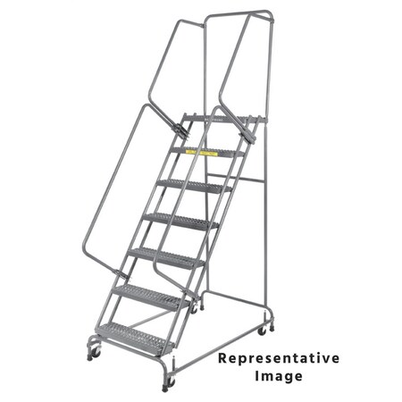 Rolling Ladder, Steel, 70 in.H MPN:FSH718RSU