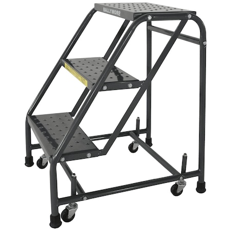 Rolling Ladder, Steel, 28-1/2 in.H MPN:H326R