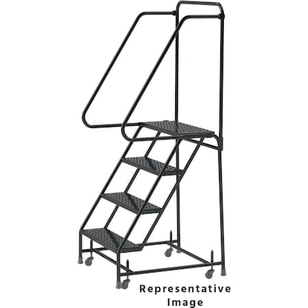Rolling Ladder, Steel, 38 in.H MPN:H418R