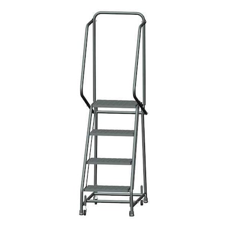 68 in H Steel Rolling Ladder, 4 Steps, 450 lb Load Capacity MPN:H418X