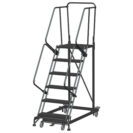 Safety Rolling Ladder, Steel, 60 in.H MPN:ML063221G