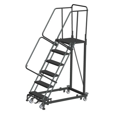Safety Rolling Ladder, Steel, 60 in.H MPN:ML063221P