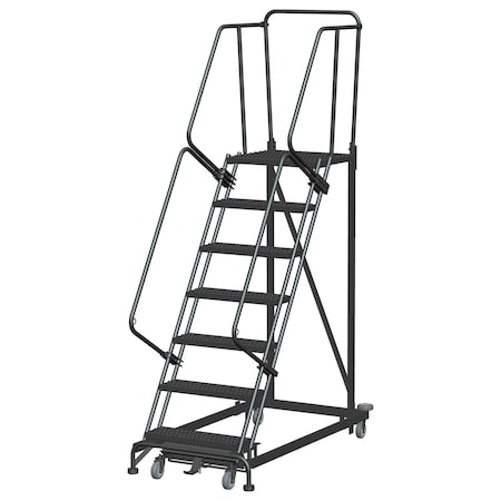 Safety Rolling Ladder, Steel, 70 in.H MPN:ML073221G
