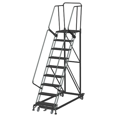 Safety Rolling Ladder, Steel, 90 in.H MPN:ML093221G