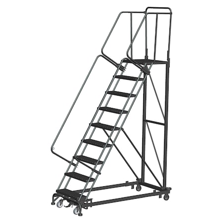 Safety Rolling Ladder, Steel, 90 in.H MPN:ML093221X