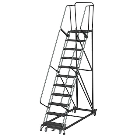Safety Rolling Ladder, Steel, 110 in.H MPN:ML113221G