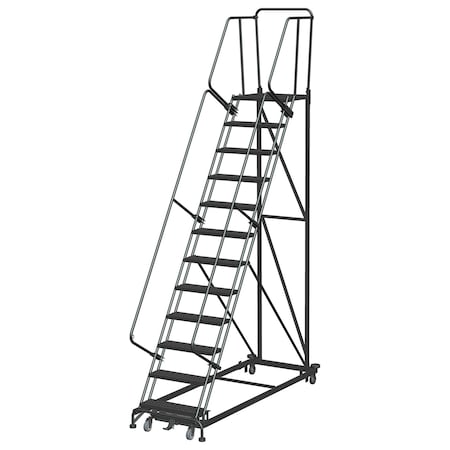 Safety Rolling Ladder, Steel, 120 in.H MPN:ML123221G