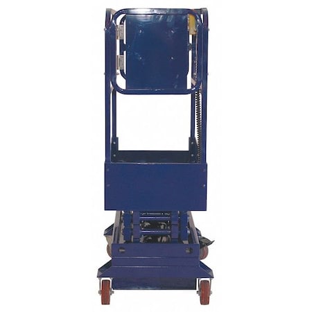 Mobile Personnel Lift, Push-Around Drive, 500 lb Load Capacity, 6 ft 2 in Max. Work Height MPN:MSL-12