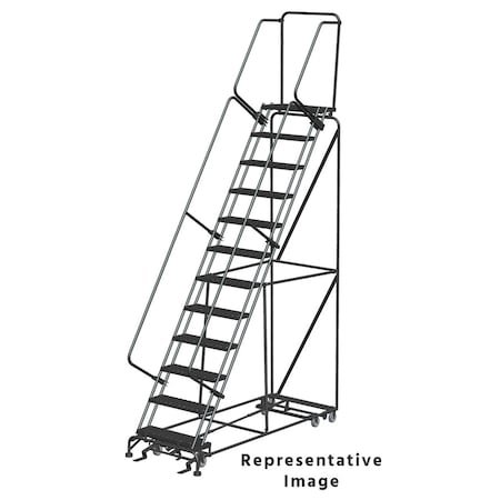 Rolling Ladder, Steel, 120 in.H MPN:PIP-12-R