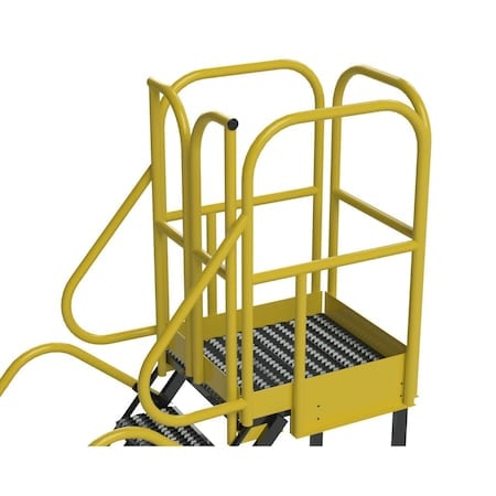 102 in H Steel Rolling Ladder, 6 Steps MPN:PL063228G