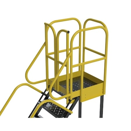 132 in H Steel Rolling Ladder, 9 Steps MPN:PL093228P