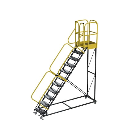 152 in H Steel Rolling Ladder, 11 Steps MPN:PL113228P