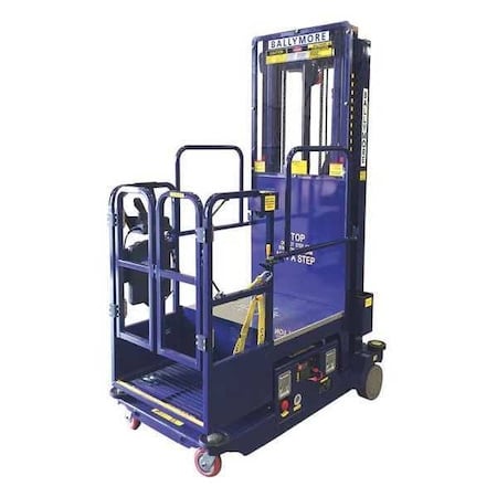 Merchandise Lift, 19 in W, 19 in D, 650 lb Load Capacity MPN:PS-12DRVS