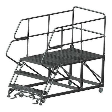 Roll Work Platform, Steel, Single, 30 In.H MPN:SEP3-3660