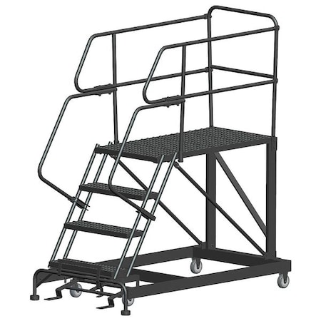 Roll Work Platform, Steel, Single, 40 In.H MPN:SEP4-3648
