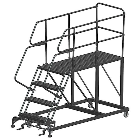 Roll Work Platform, Steel, Single, 40 In.H MPN:SEP4-3672