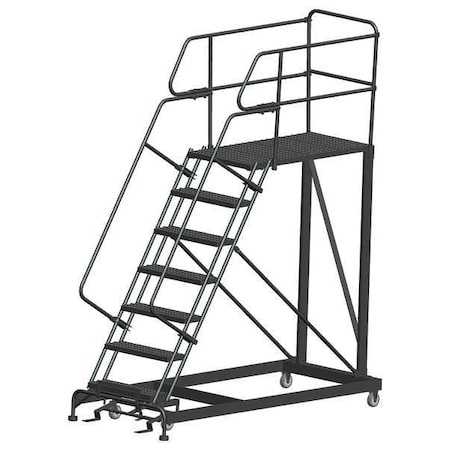 Roll Work Platform, Steel, Single, 70 In.H MPN:SEP7-3648