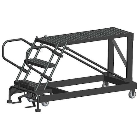 Roll Work Platform, Steel, Single, 30 In.H MPN:SNR3-2448
