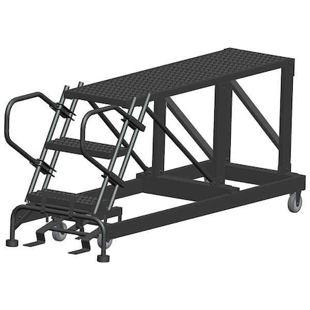 Roll Work Platform, Steel, Single, 30 In.H MPN:SNR3-2460