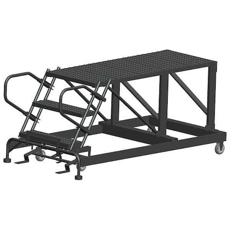 Roll Work Platform, Steel, Single, 30 In.H MPN:SNR3-3660