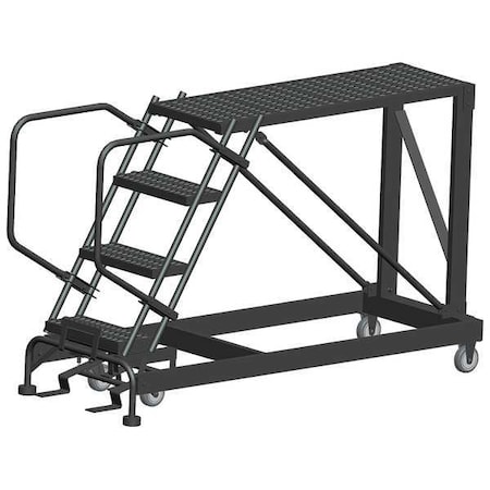 Roll Work Platform, Steel, Single, 40 In.H MPN:SNR4-2448