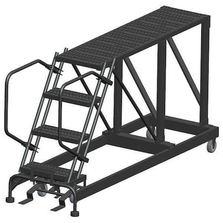 Roll Work Platform, Steel, Single, 40 In.H MPN:SNR4-2460