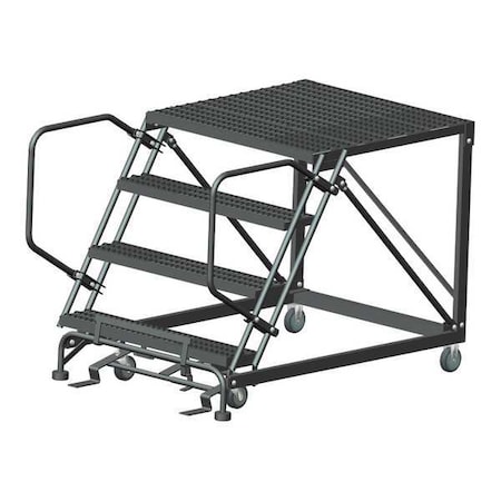 Roll Work Platform, Steel, Single, 40 In.H MPN:SNR4-3636