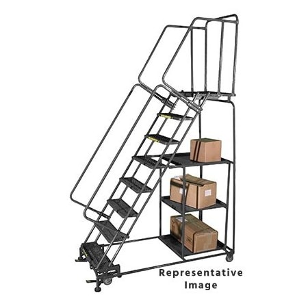 Stock Picking Roll Ladder, Steel, 110 in.H MPN:SPL-11-14-X
