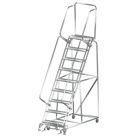 Lockstep Roll Ladder, T304 Steel, 90 in.H MPN:SS093214P