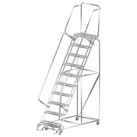 Lockstep Roll Ladder, T304 Steel, 100 in.H MPN:SS103214G