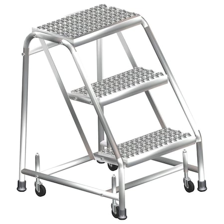 Rolling Ladder, T304 Steel, 28-1/2 in.H MPN:SS320G