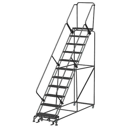 143 in H Steel Rolling Ladder, 11 Steps, 450 lb Load Capacity MPN:SW1132G
