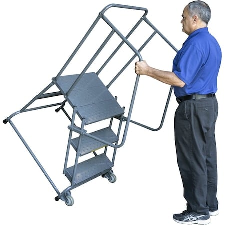 Tilt and Roll Ladder, Steel, 30 in.H MPN:TR-3-X