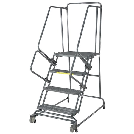 Tilt and Roll Ladder, Steel, 40 in.H MPN:TR-4-X