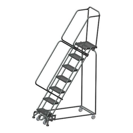 103 in H Steel Rolling Ladder, 7 Steps, 450 lb Load Capacity MPN:WA072414X
