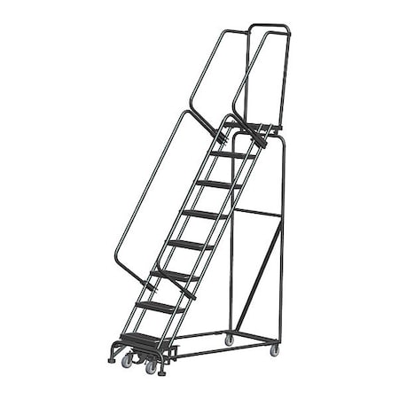 Slope Lockstep Roll Ladder, Steel, 80 in.H MPN:WA082414R