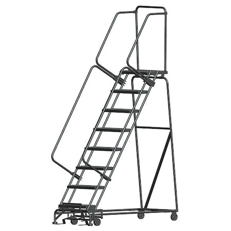 113 in H Steel Rolling Ladder, 8 Steps, 450 lb Load Capacity MPN:WA083214G