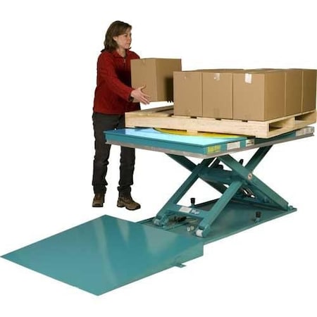 Lift Table, Low Profile, Ground Entry MPN:BM-GLS-2K-35R-4055-H