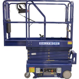 Ballymore Drivable Mini Scissor Lift 12' Platform 500 Lb. Capacity - DMSL-12 DMSL-12