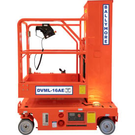 Ballymore Fully Electric Drivable Vertical Mast Lift 15'5