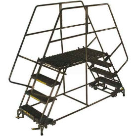 3 Step Heavy Duty Steel Double Entry Work Platform 36