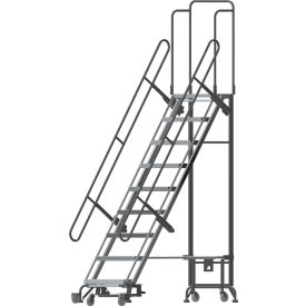 Ballymore Foldable Hybrid Rolling Ladder W/ Docking Station 9 Steps 12