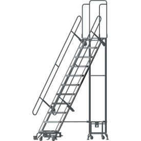 Ballymore Foldable Hybrid Rolling Ladder W/ Docking Station 11 Steps12