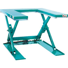 Ballymore Guardian Low Profile U-Scissor Lift Table Hand Operated 3300 lb. Cap. 60