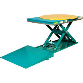 Ballymore Guardian Lift-N-Spin Scissor Lift Table Foot Operated 2000 lb. Cap. 55