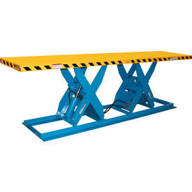 Ballymore Max-Double Long Scissor Lift Table Hand Operated 2000 lb. Cap. 96